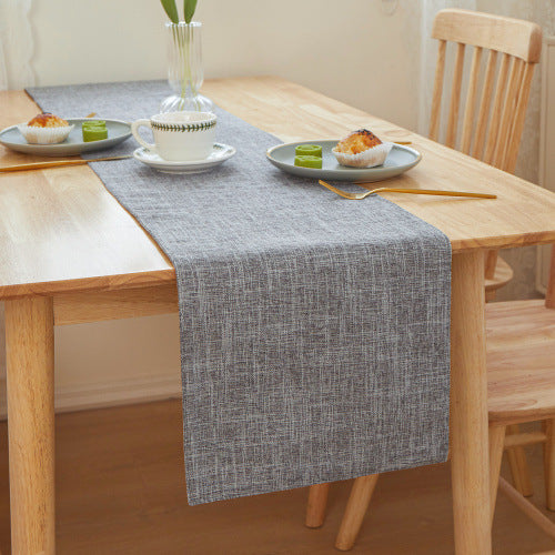 Thickened Linen Table Runner