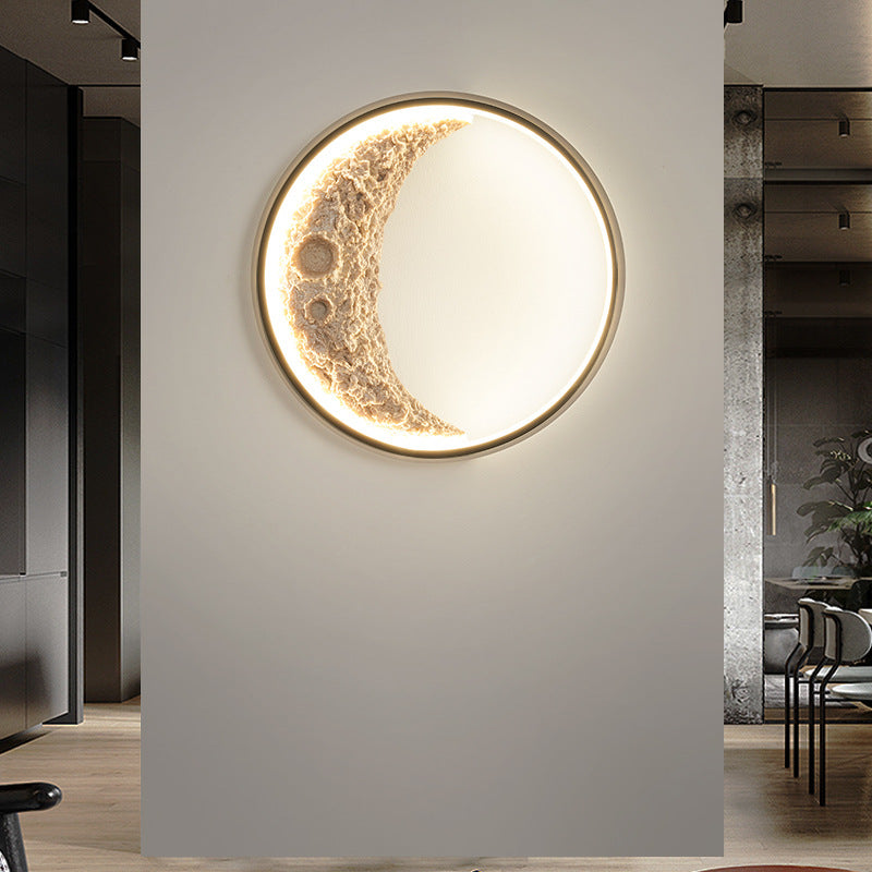 Minimalist Moon Wall Light