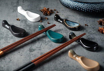 Ceramic Chopstick and Spoon Holder