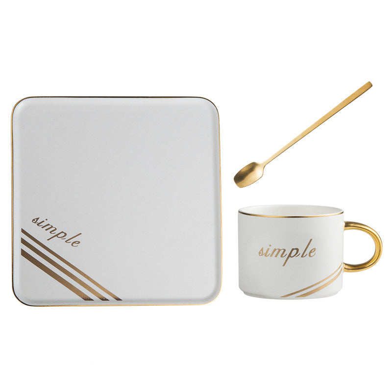 Nordic Style Creative Ceramic Coffee Cup Set