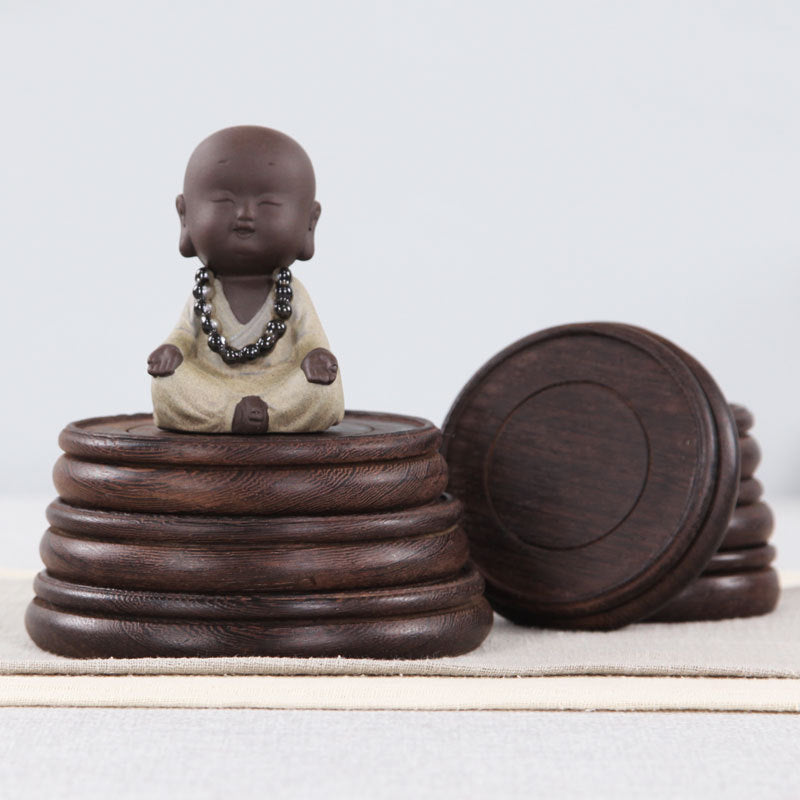 Rosewood Base for Teapot, Vase, and Sculpture Display