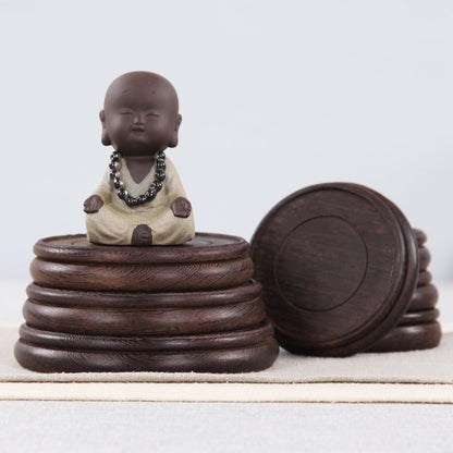Rosewood Base for Teapot, Vase, and Sculpture Display