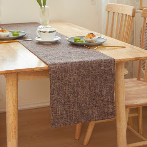Thickened Linen Table Runner