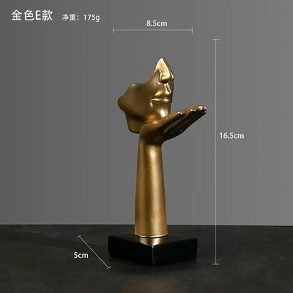 Abstract Character Statue - Nordic Luxury Desktop Decor