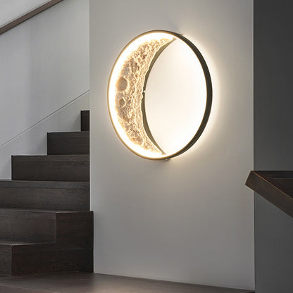 Minimalist Moon Wall Light