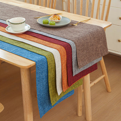 Thickened Linen Table Runner