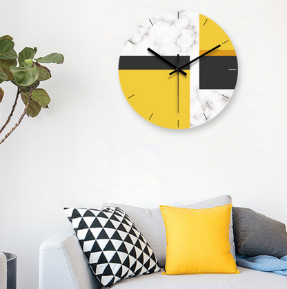 Silent Quartz Wall Clock for Living Room and Bedroom