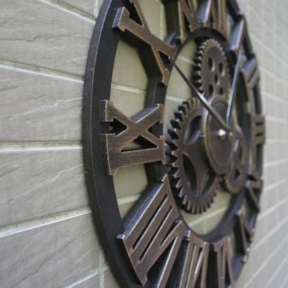 Industrial Gear Wall Clock - Creative Design
