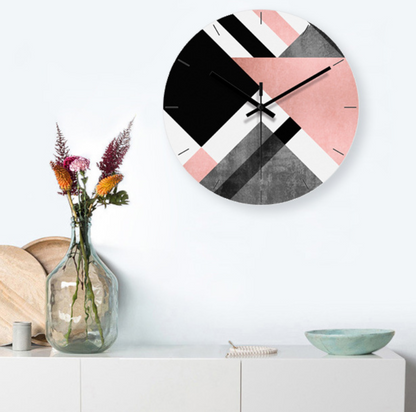 Silent Quartz Wall Clock for Living Room and Bedroom