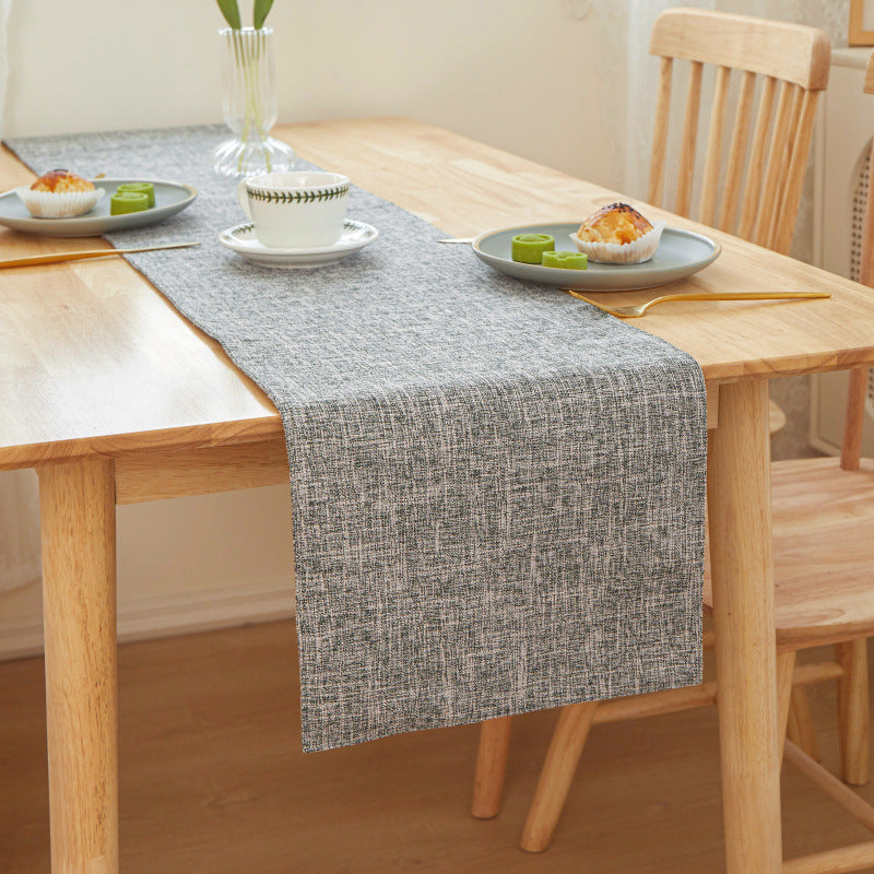 Thickened Linen Table Runner