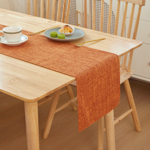 Thickened Linen Table Runner