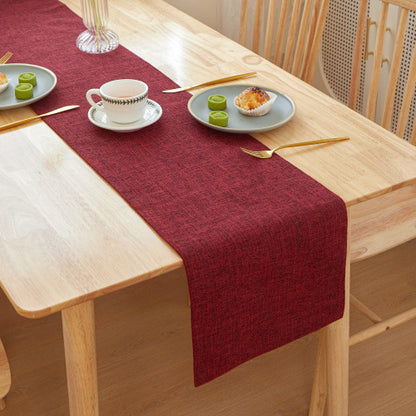 Thickened Linen Table Runner