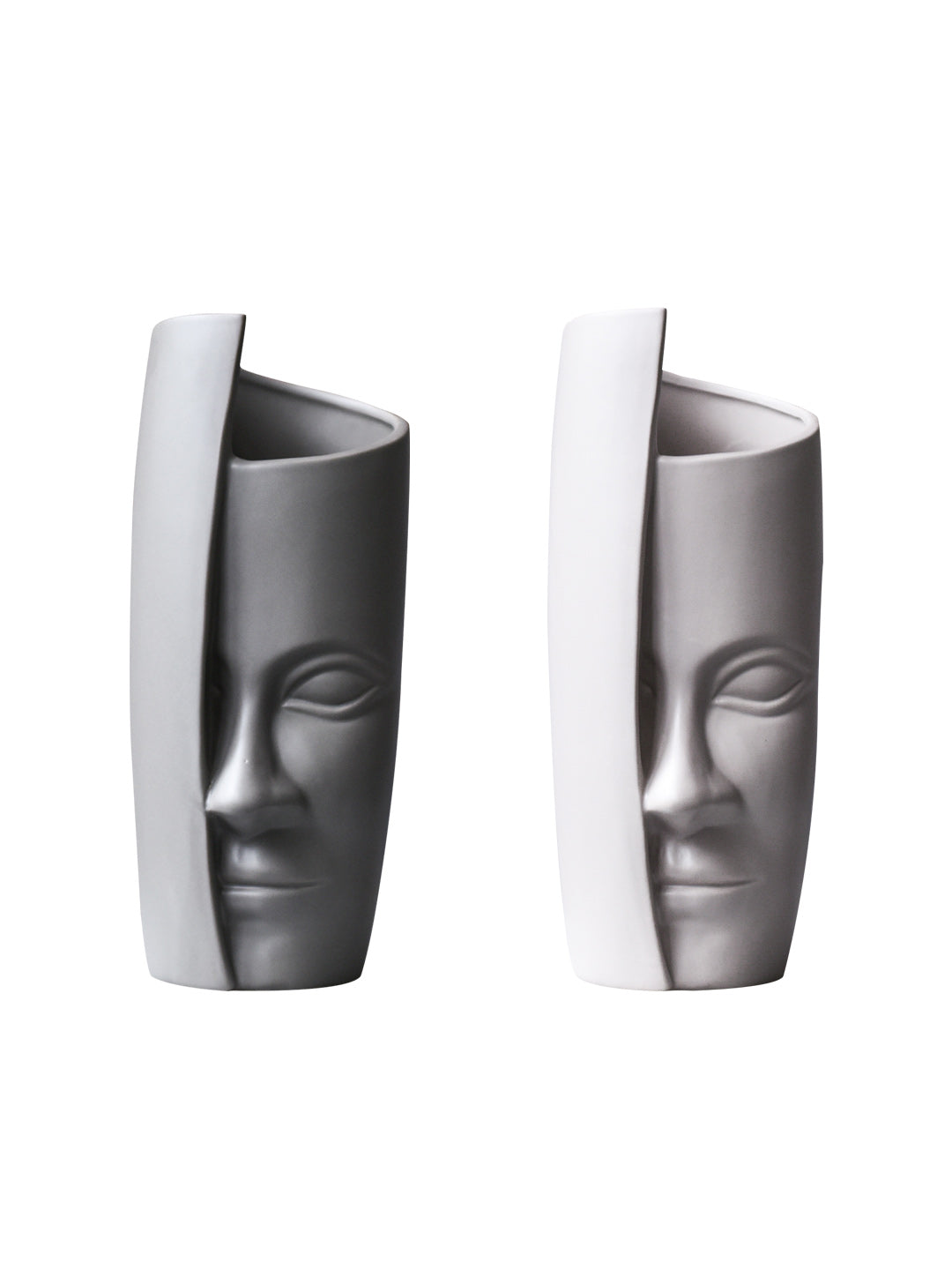 Nordic Creative Abstract Ceramic Face Art Vase