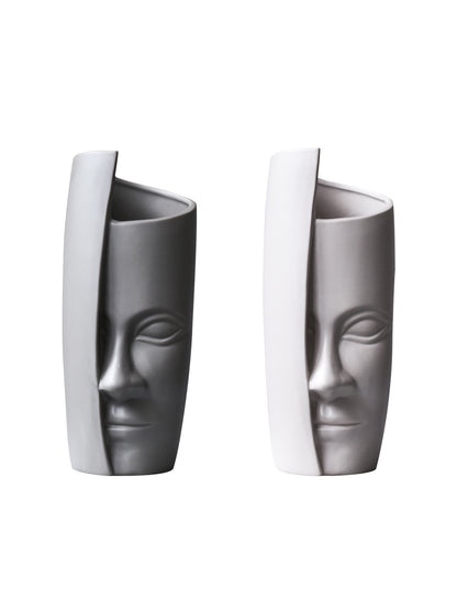 Nordic Creative Abstract Ceramic Face Art Vase