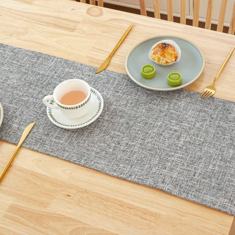 Thickened Linen Table Runner