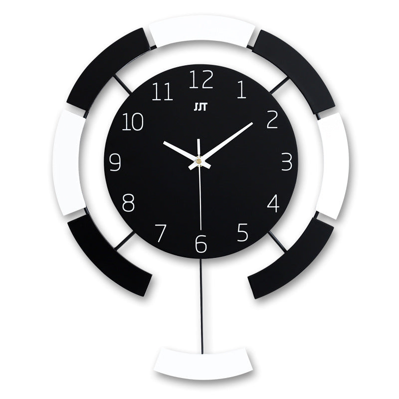 Minimalist Creative Wooden Wall Clock - Quartz Decor