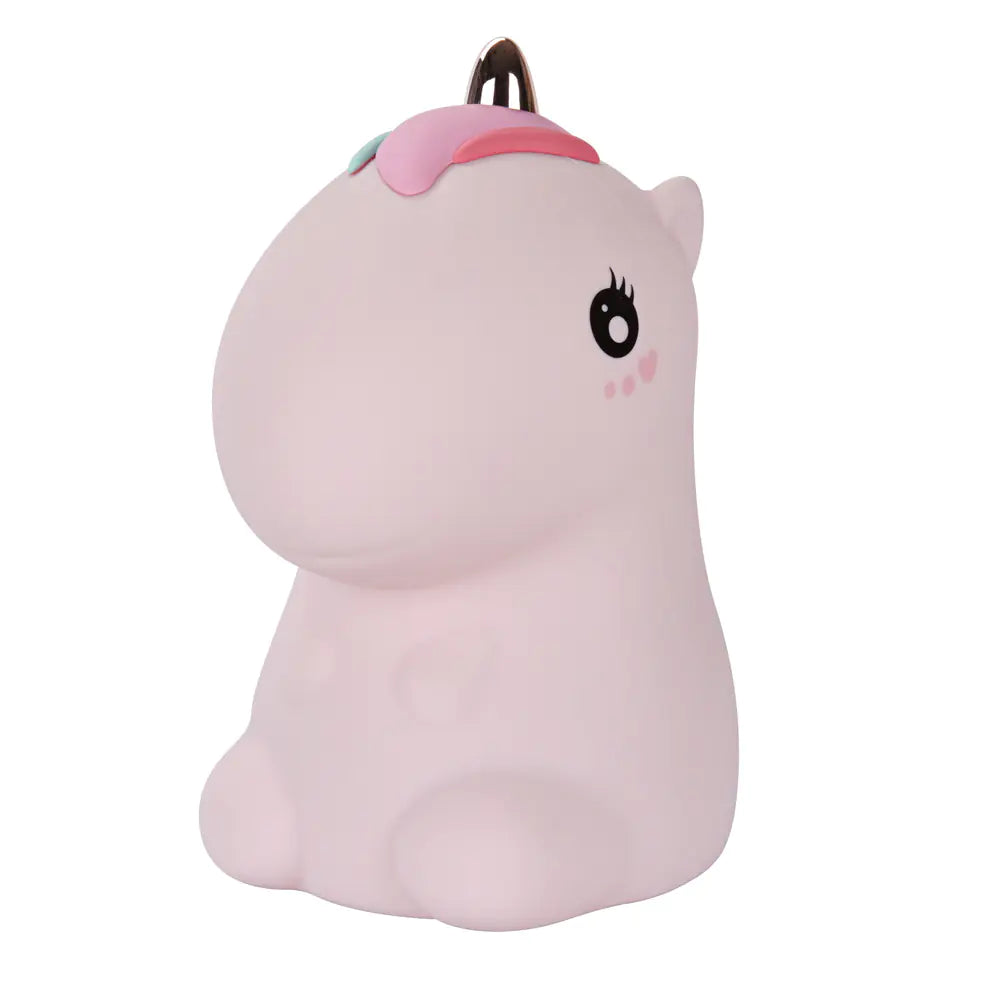 Pink unicorn night light