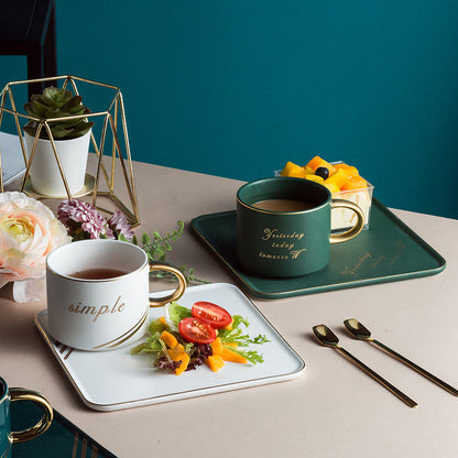 Nordic Style Creative Ceramic Coffee Cup Set