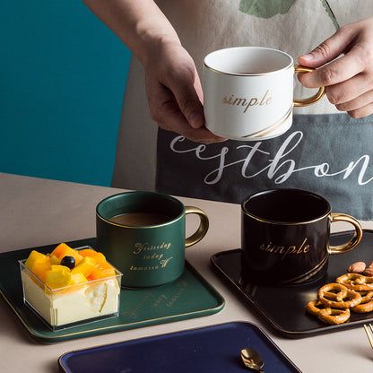 Nordic Style Creative Ceramic Coffee Cup Set