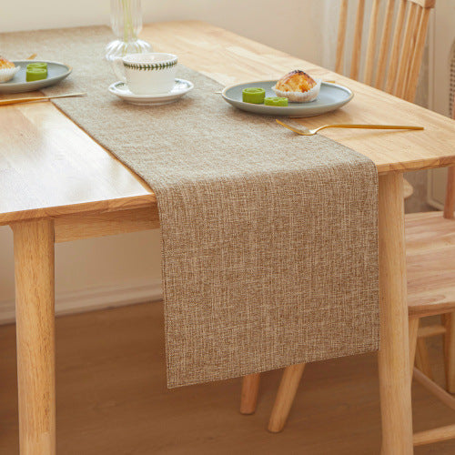 Thickened Linen Table Runner