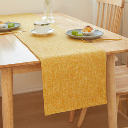 Thickened Linen Table Runner