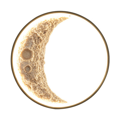 Minimalist Moon Wall Light