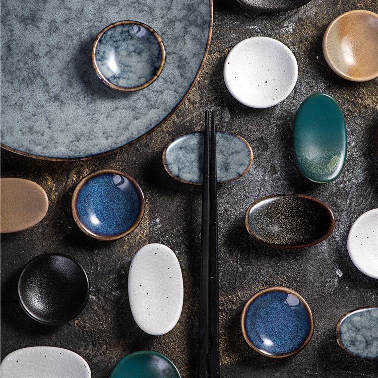 Ceramic Chopstick and Spoon Holder