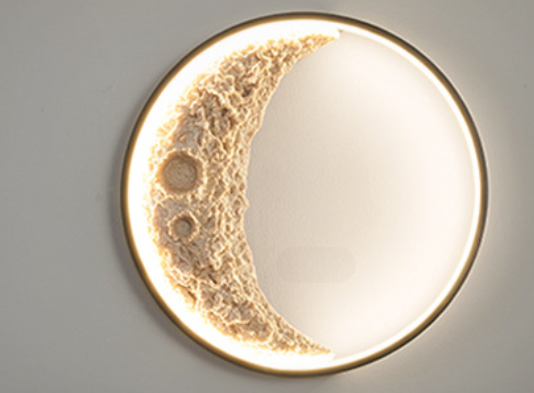 Minimalist Moon Wall Light
