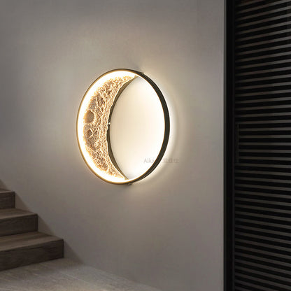 Minimalist Moon Wall Light