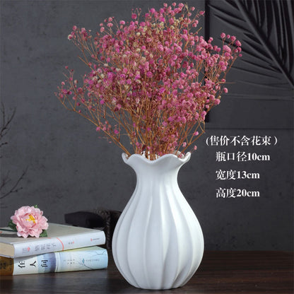 Modern Minimalist Ceramic Vase for Home & Office Decor