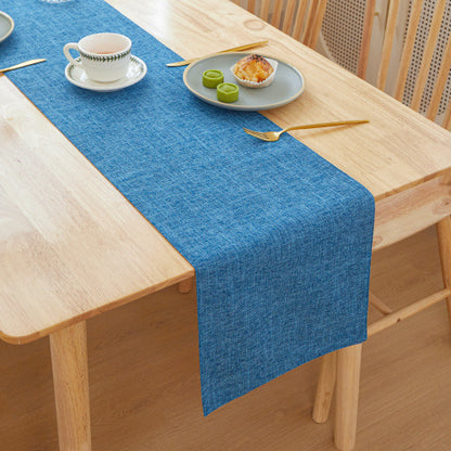 Thickened Linen Table Runner
