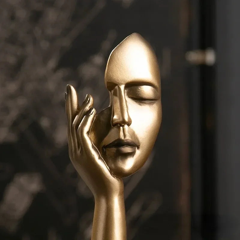 Abstract Character Statue - Nordic Luxury Desktop Decor