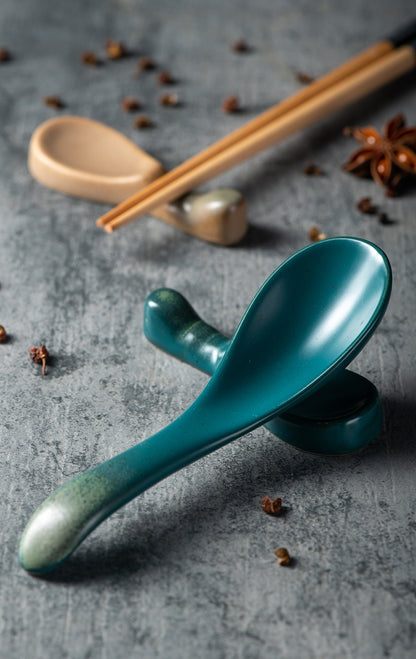 Ceramic Chopstick and Spoon Holder